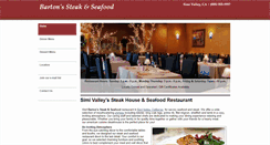 Desktop Screenshot of bartonssteakandseafood.com